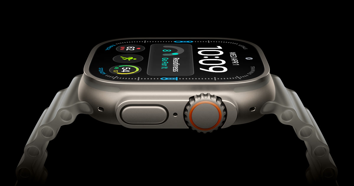 Apple Watch Ultra 4 titanium GPS watch