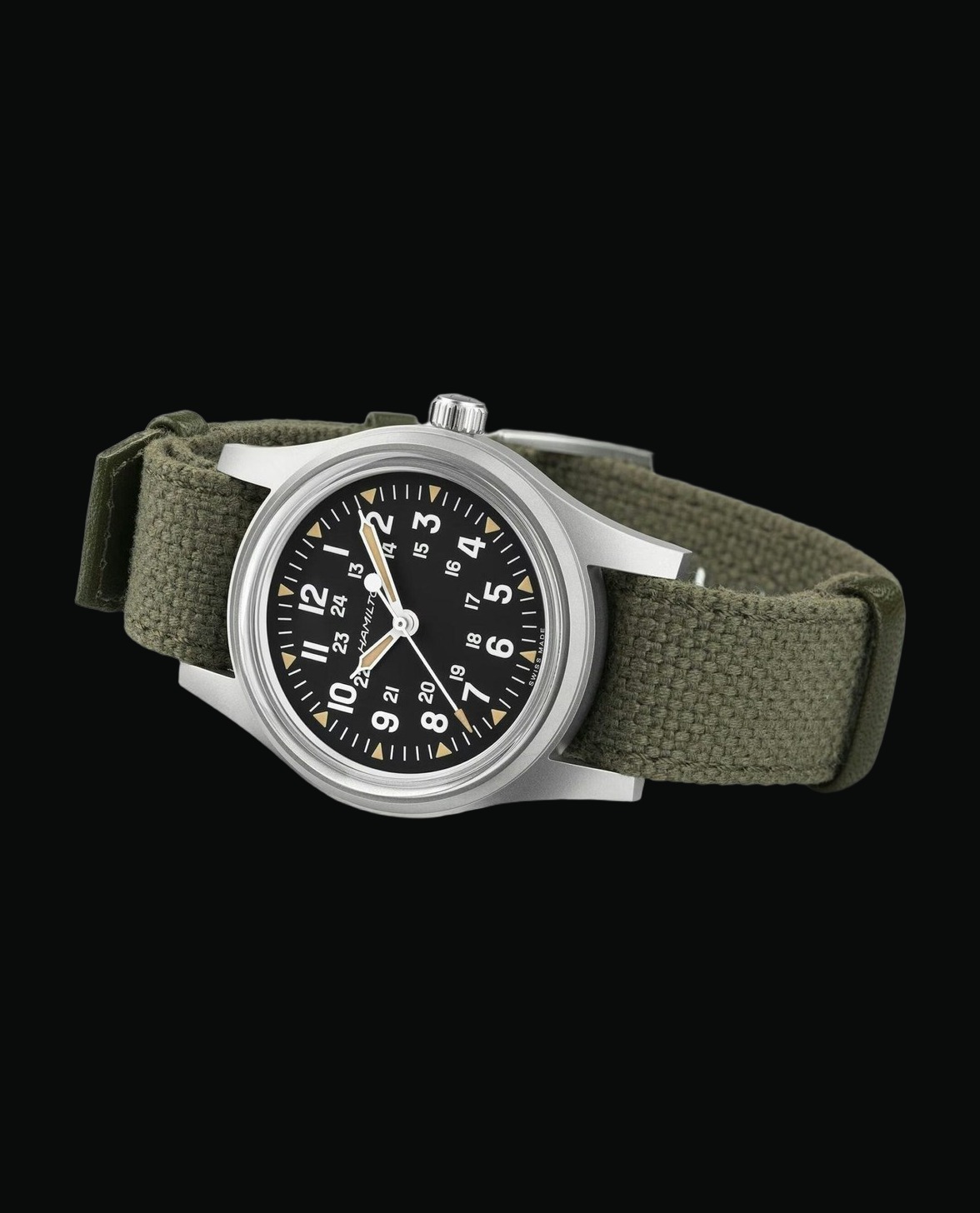 Hamilton Khaki Field Mechanical on NATO textile strap