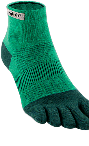 Injinji Run Lightweight Mini-Crew five-toe running sock