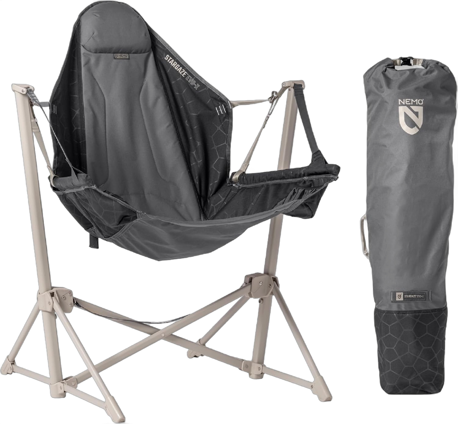 NEMO Stargaze EVO-X reclining camp chair Goodnight Black