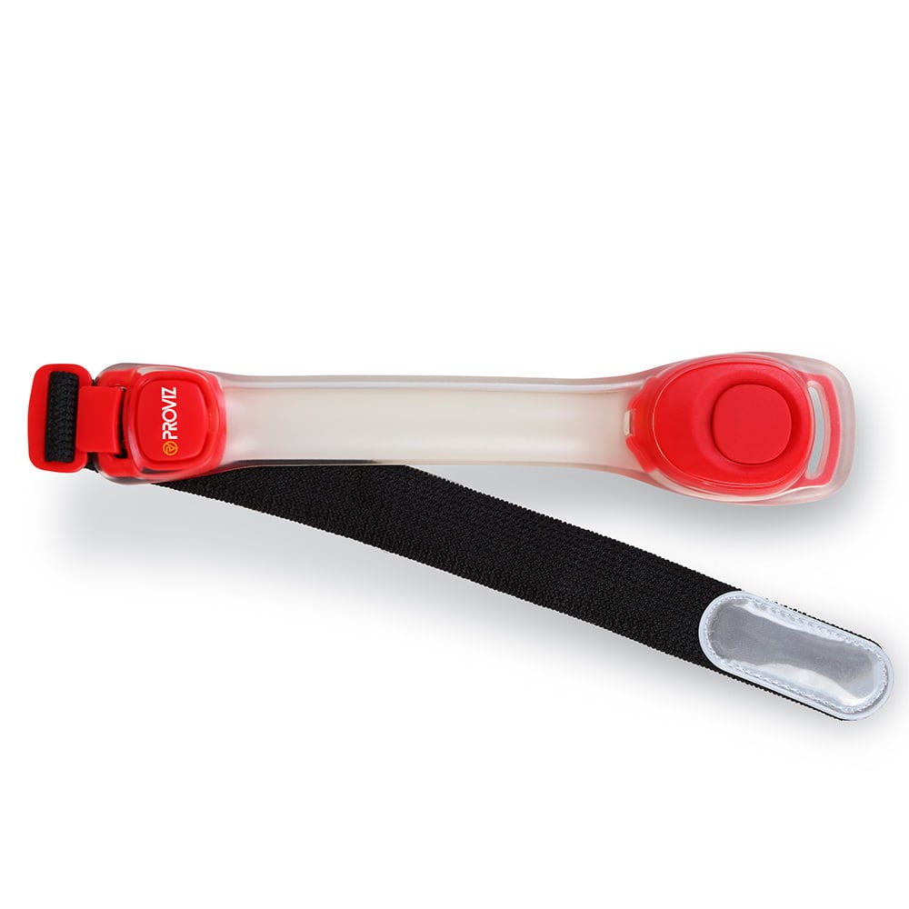 Proviz Classic LED Armband red silicone tube