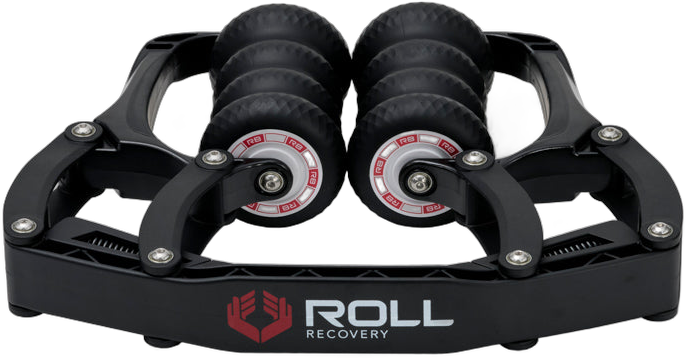 ROLL Recovery R8 deep tissue massage roller carbon black