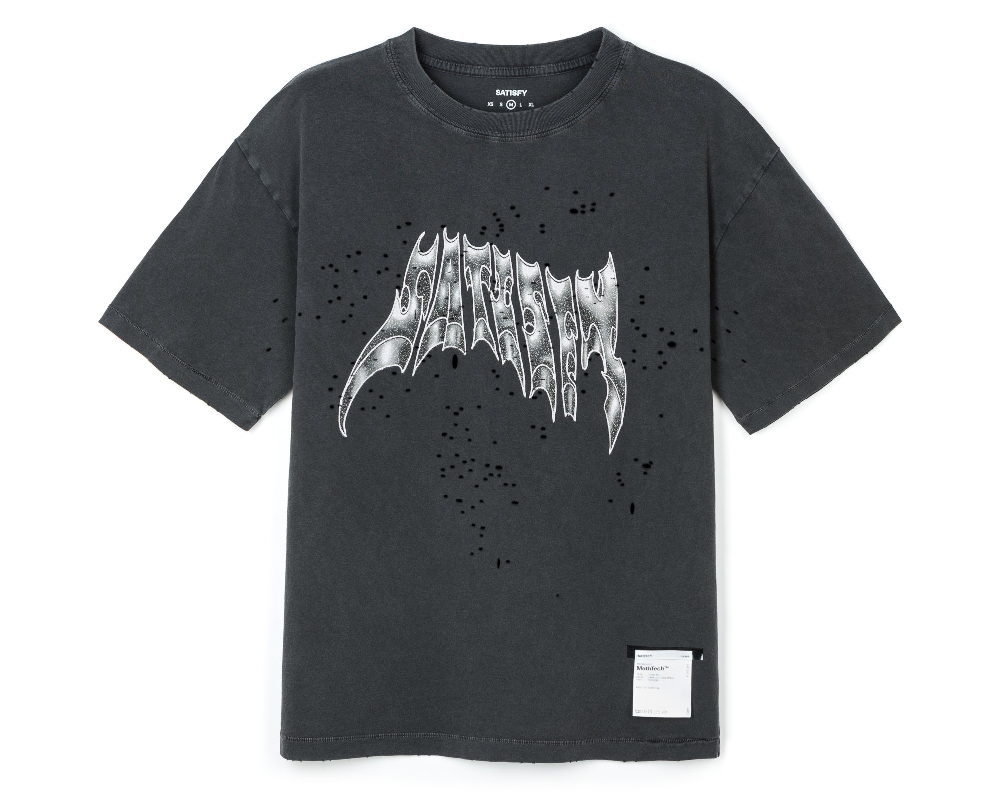 Satisfy MothTech T-Shirt Aged Black