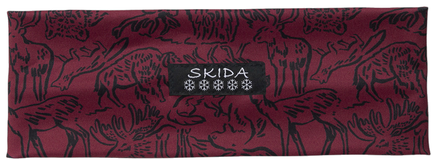 Skida Nordic Lightweight Running Headband Northwoods print
