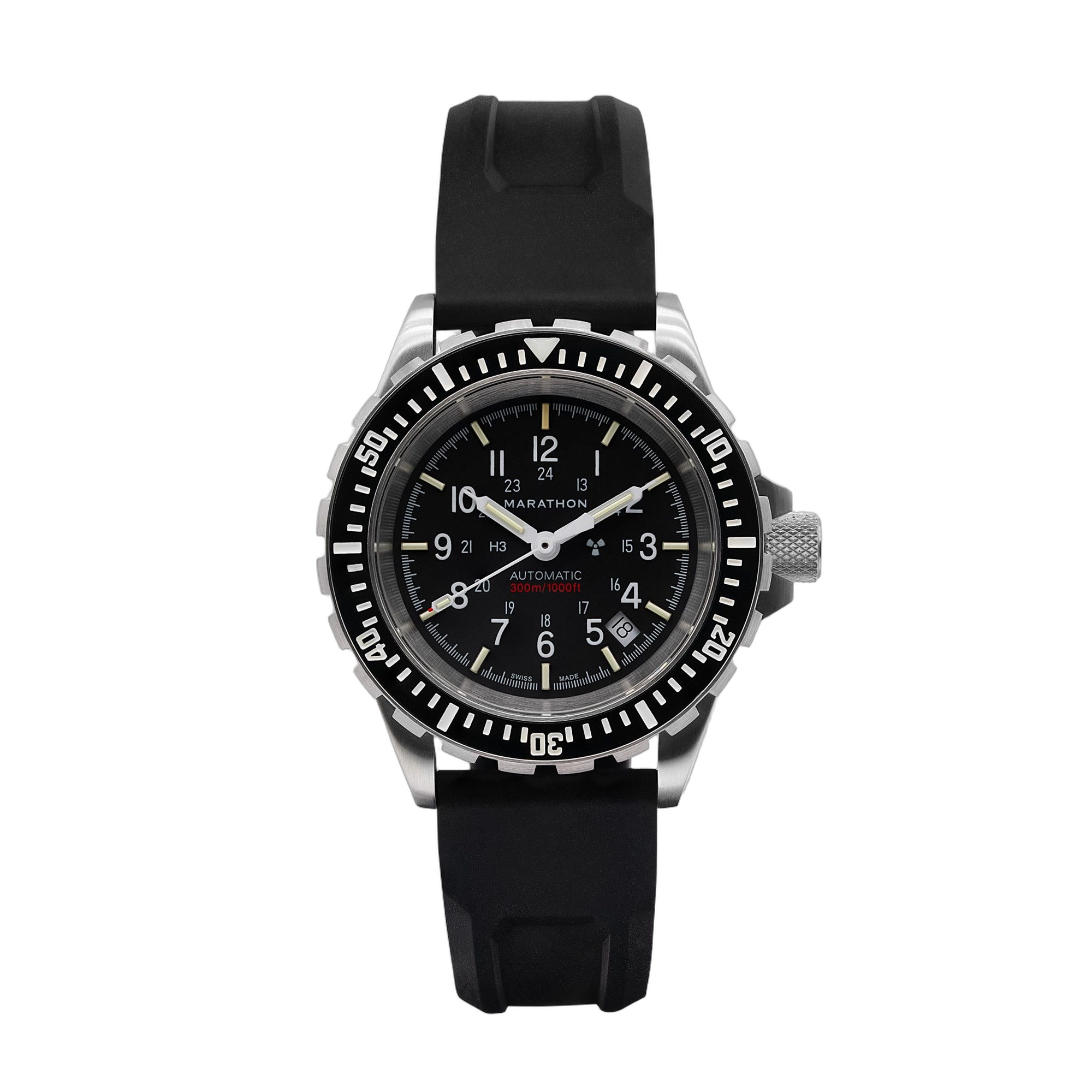 Marathon GSAR 41mm on rubber strap